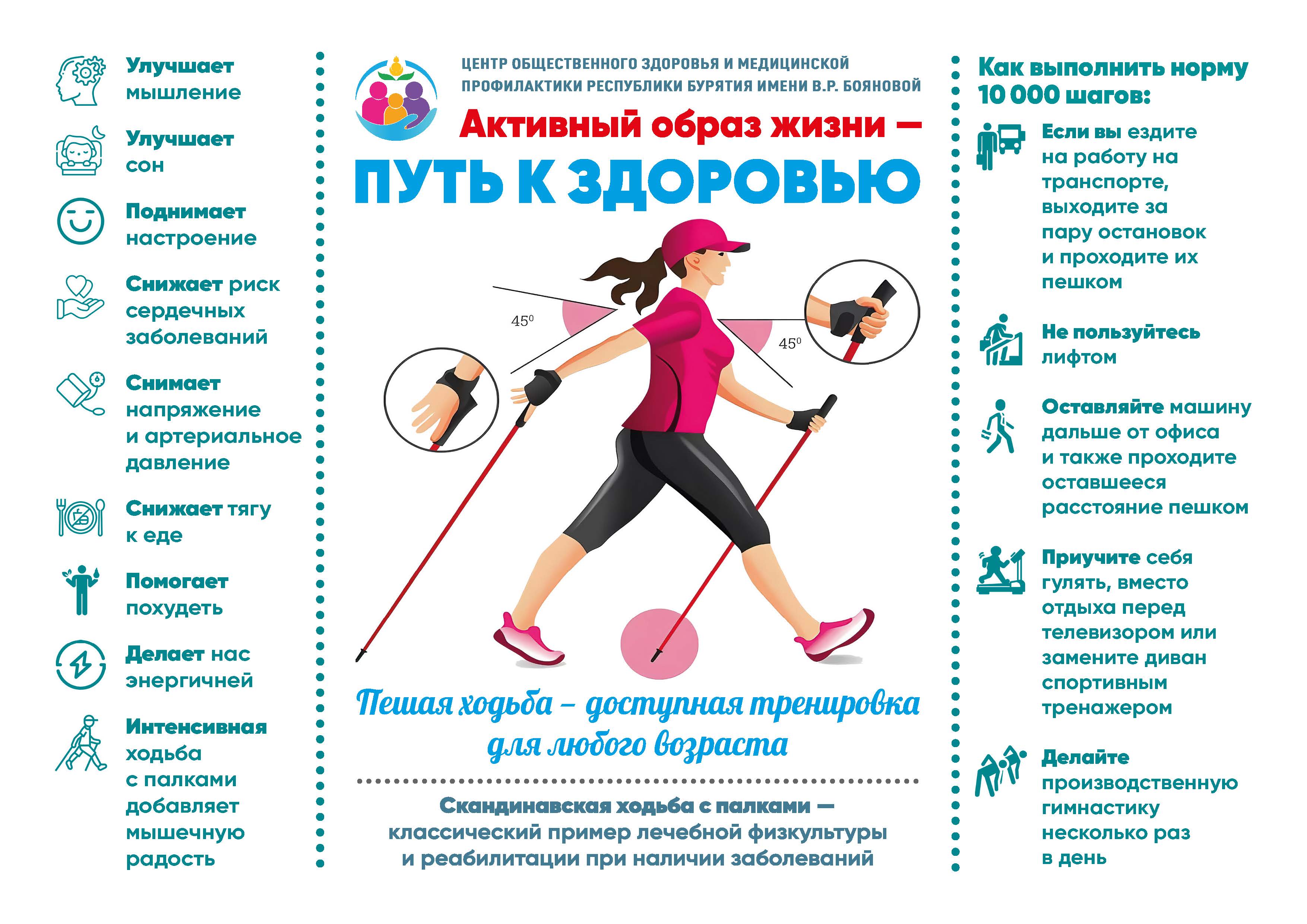 Активный образ жизни - путь к здоровью